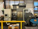 High-Precision Industrial CNC Turning Machine in a Manufacturing Facility